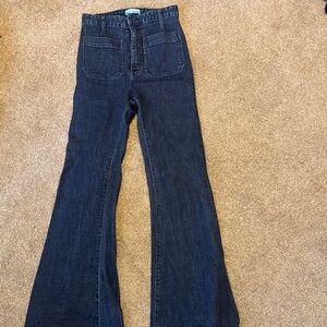 Show Me Your MuMu Dark Blue Boot Cut Jeans